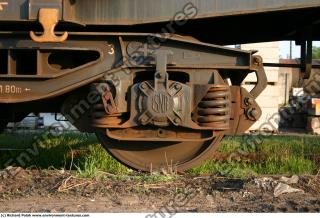 Photo Texture of Railway Wagon Wheel
