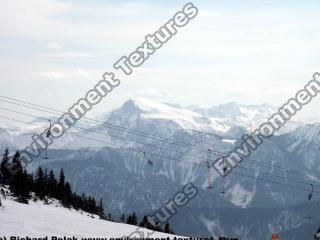 Photo Textures of Background Snowy Mountains