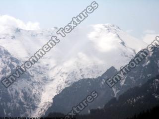 Photo Textures of Background Snowy Mountains