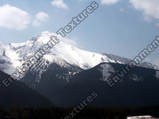 Photo Textures of Background Snowy Mountains