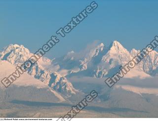 Photo Textures of Background Snowy Mountains