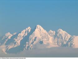 Photo Textures of Background Snowy Mountains