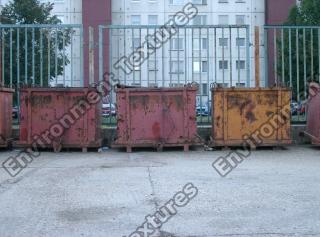 Photo Textures of Container Trash