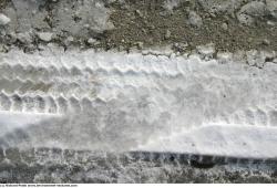 Photo Textures of Snow Trace