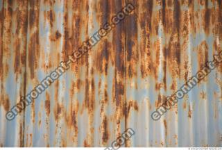 Photo Texture of Metal Corrugated Plates Rusted