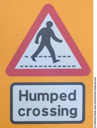 Photo Texture of Signs Traffic