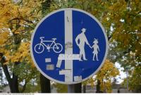 Photo Texture of Pedestrian Traffic Sign