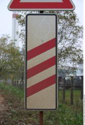 Photo Texture of Signs Traffic