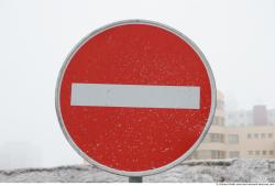 Photo Texture of Signs Traffic