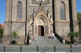 Old Industrial Church, Wall, Stairs, Doors