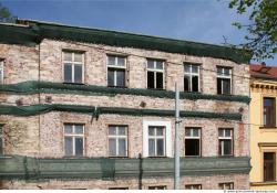 Old Damage House, cracky wall, bricks, damage window, container trash, fuse boxes, post box