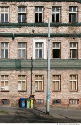 Old Damage House, cracky wall, bricks, damage window, container trash, fuse boxes, post box