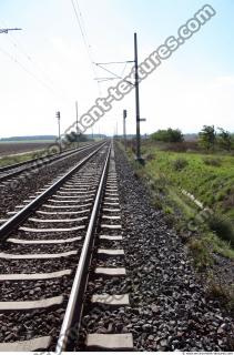 Photo Texture of Background Railways
