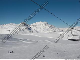 Photo Textures of Background Snowy Mountains