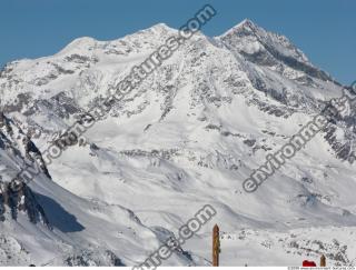 Photo Textures of Background Snowy Mountains