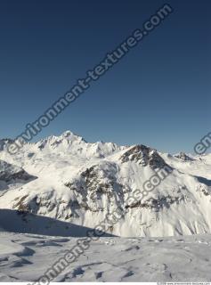 Photo Textures of Background Snowy Mountains