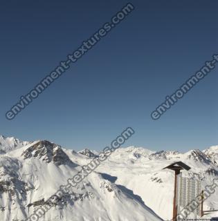 Photo Textures of Background Snowy Mountains