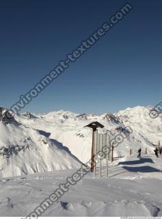 Photo Textures of Background Snowy Mountains