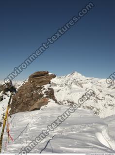 Photo Textures of Background Snowy Mountains