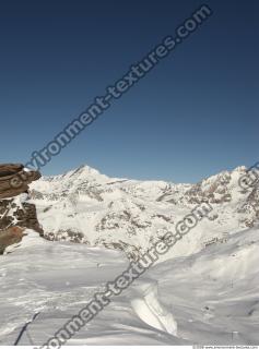 Photo Textures of Background Snowy Mountains