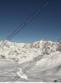 Photo Textures of Background Snowy Mountains