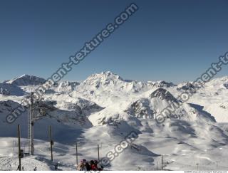 Photo Textures of Background Snowy Mountains