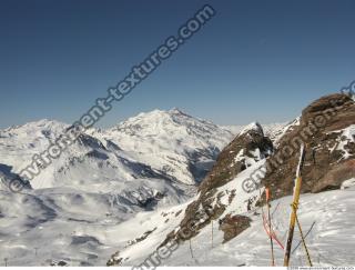 Photo Textures of Background Snowy Mountains