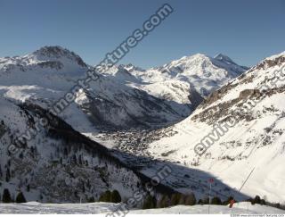 Photo Textures of Background Snowy Mountains