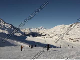 Photo Textures of Background Snowy Mountains
