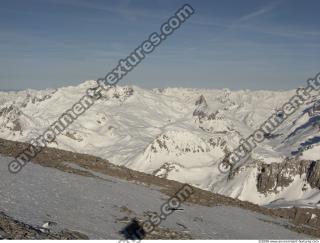 Photo Textures of Background Snowy Mountains
