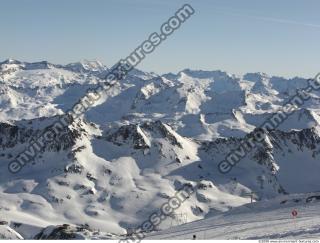 Photo Textures of Background Snowy Mountains