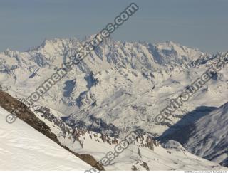 Photo Textures of Background Snowy Mountains