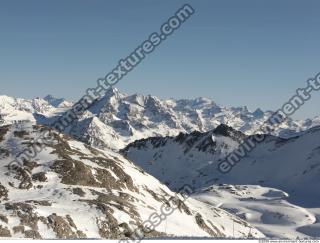 Photo Textures of Background Snowy Mountains
