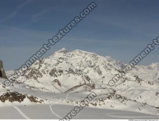 Photo Textures of Background Snowy Mountains
