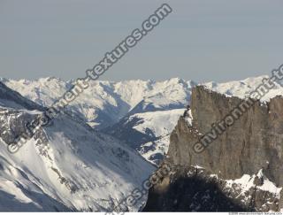 Photo Textures of Background Snowy Mountains