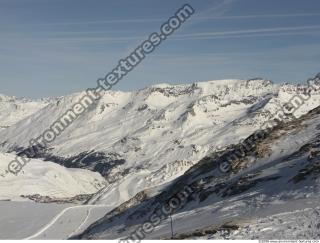 Photo Textures of Background Snowy Mountains