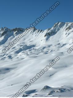 Photo Texture of Background Snowy Mountains