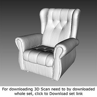 3D Scan of Armchair