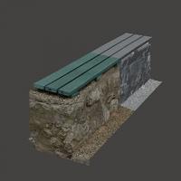 3D Scan of Bench