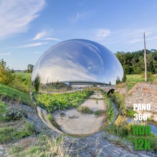 HDR Panorama 360° of Background Nature